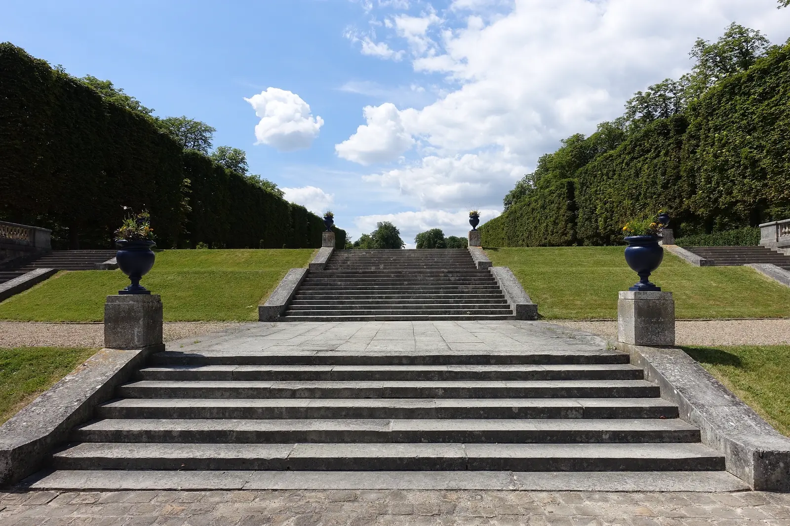 Les escaliers monumentaux du domaine national de Saint-Cloud